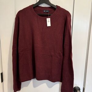 NWT GAP Women’s Crewneck Sweater - Wine